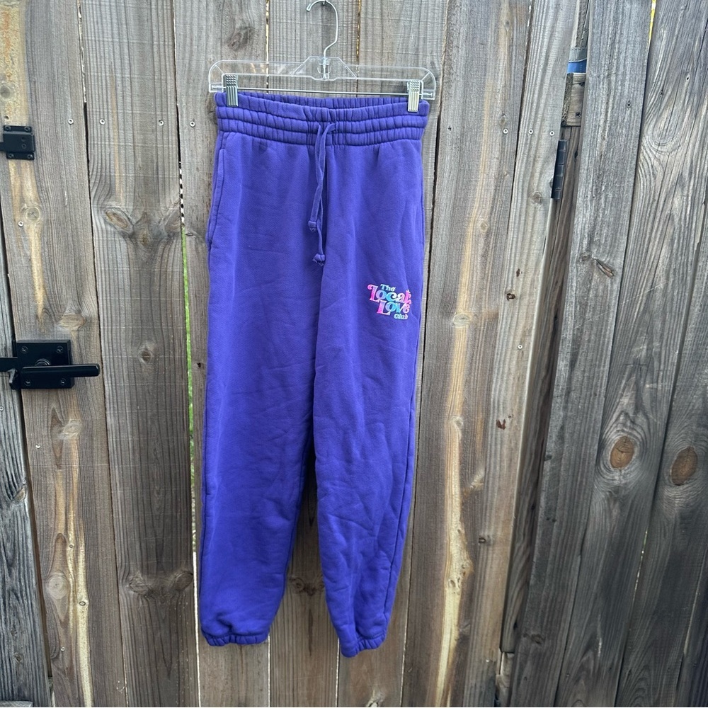 REVOLVE The Local Love Club Purple Sweatpants Size S